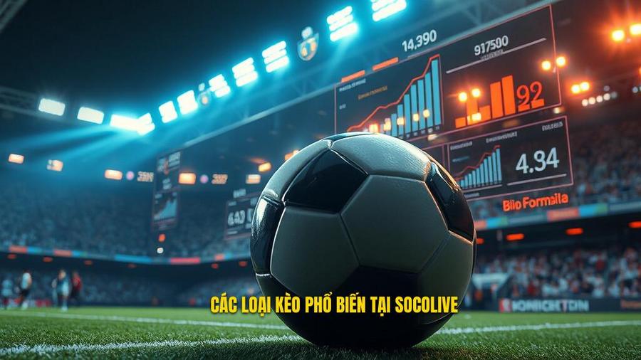Các loại kèo phổ biến tại Socolive bạn cần nắm vững