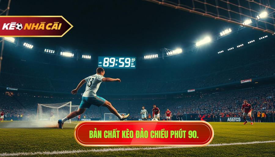 Hiểu đúng về bản chất của kèo đảo chiều phút 90