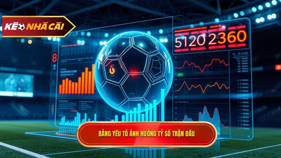 Bảng thống kê các yếu tố ảnh hưởng đến tỷ số trận đấu